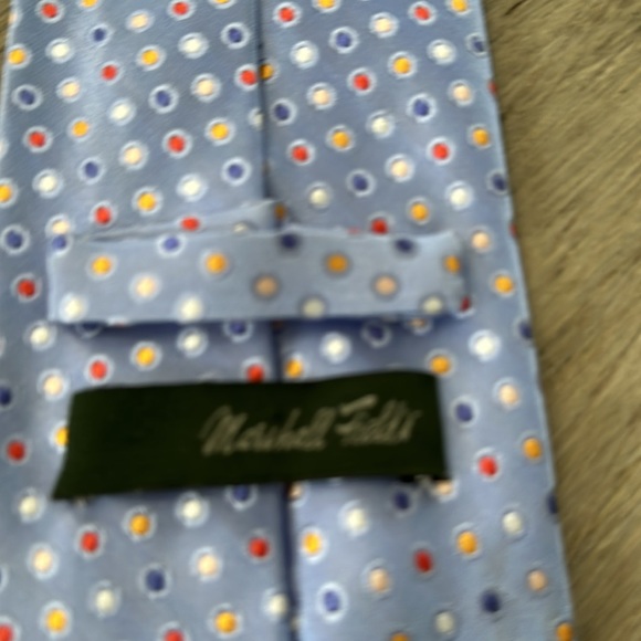 Men’s Blue Polka Dots Tie - Picture 6 of 7